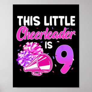 Diese kleine Cheerleaderin ist 9 Jahre alt Geburts Poster