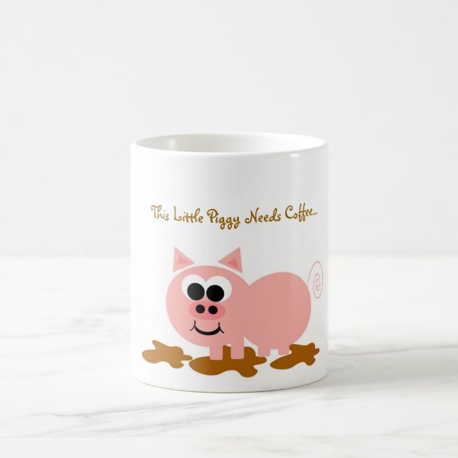 Diese kleine Piggy Bedarfs-Kaffee-Tasse Kaffeetasse (Mittel)