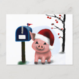 Diese kleine Pigngie Urlaubskarte Postkarte