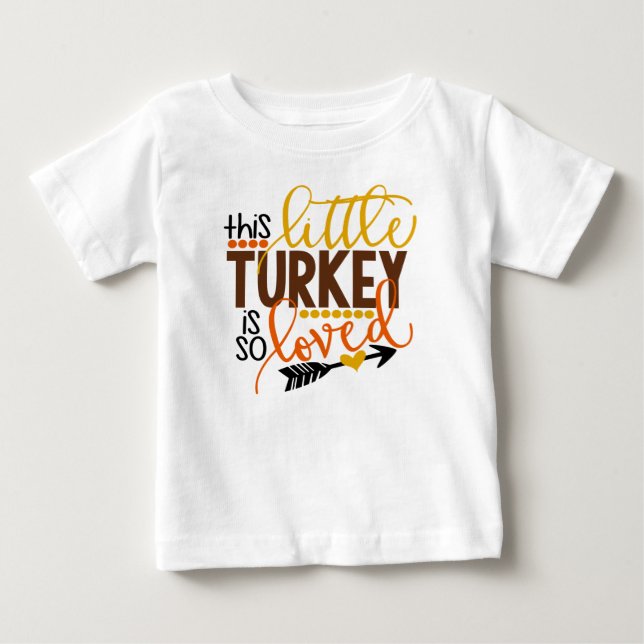 Diese kleine Türkei ist also geliebtes Baby T-shirt (Vorderseite)