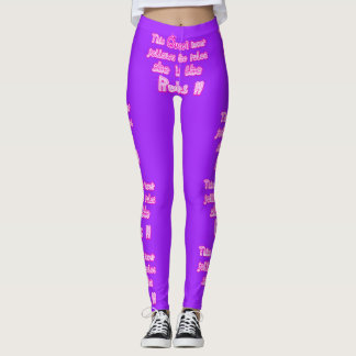 Diese Königin folgt nie den Regeln hellrosa Leggings