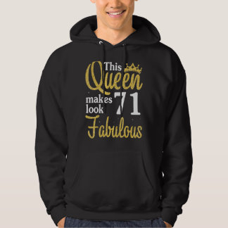 Diese Königin macht 71 Jahre sehenswert zum Geburt Hoodie
