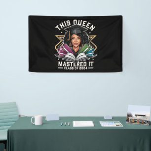 Diese Königin meisterte es-Klasse des Abschlusses  Banner