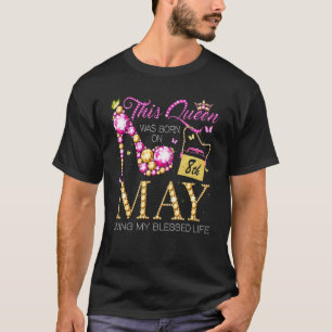 Diese Königin war am 8. Mai Geboren, mein gesegnet T-Shirt