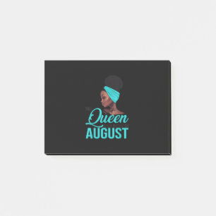 Diese Königin war im August zum Geburtstag Geboren Post-it Klebezettel
