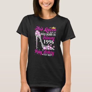 Diese Königin wurde im Februar 1998 am 25. Geburts T-Shirt