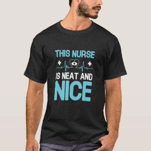 Diese Krankenschwester ist ein gepflegtes und nett T-Shirt