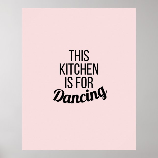 Diese Küche ist zum inspirier von Zitaten bestimmt Poster (Vorne)