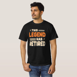 Diese Legende hat den lustigen klassischen Text ge T-Shirt