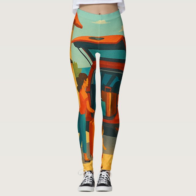 Diese Leggings zeigen Ihren Stil und Ihre Freude  (Vorderseite)