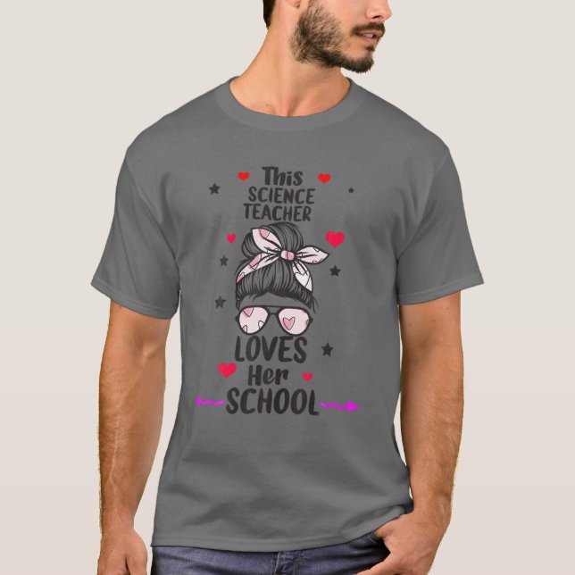 Diese Lehrerin Liebe ihre Valentinschule T-Shirt (Vorderseite)