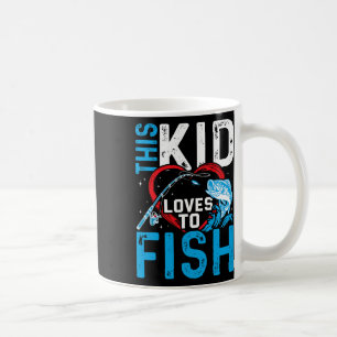 Diese Lieben für Jungen in der Fischerei Kaffeetasse