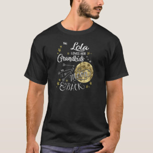 Diese Lola Liebe ihre Enkelkinder zum Mond T-Shirt