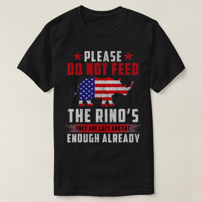 Diese lustige Anti-RINO-Republikaner nur im Namen T-Shirt (Design vorne)