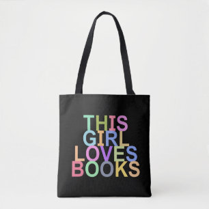 DIESE MÄDCHEN LIEBEN BUCHEN TOTE BAG TASCHE