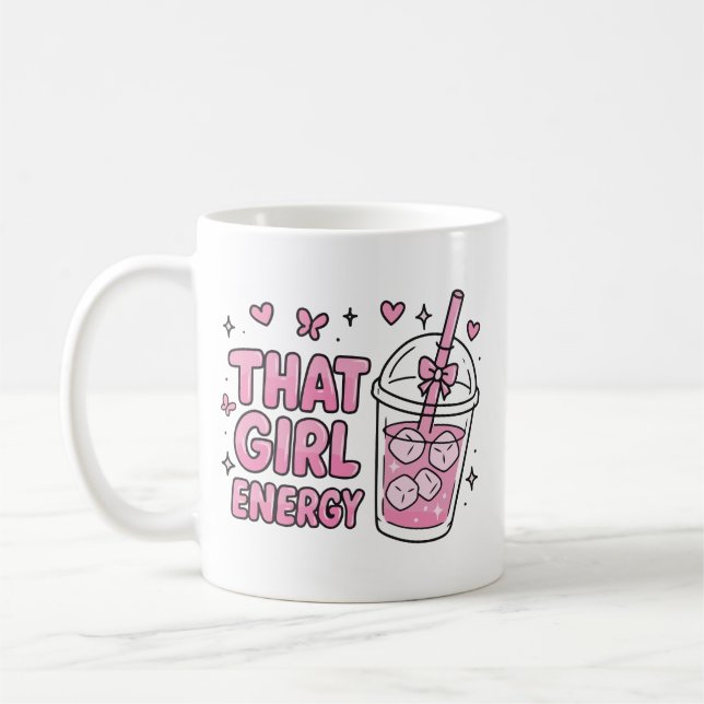 Diese Mädchenenergie Kaffeetasse (Links)