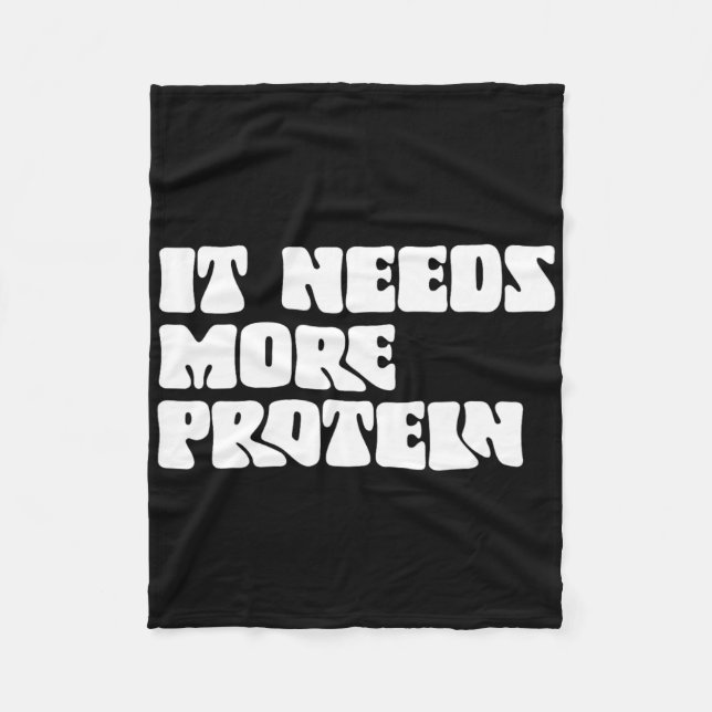 Diese Mahlzeit benötigt mehr Protein Lover Bodybui Fleecedecke (Vorderseite)