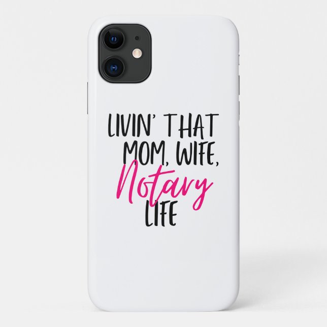 ...diese Mama Ehefrau Notary Life iPhone Handy Geh Case-Mate iPhone Hülle (Rückseite)