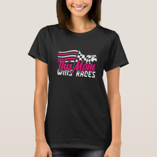 Diese Mama gewinnt Rennen, die ich Cone Racing Aut T-Shirt