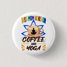 Diese Mama läuft auf Kaffee und Yoga, Meditation