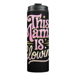 Diese Mama leuchtet zum Muttertag Thermosbecher