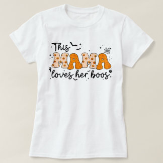 Diese Mama Liebe ihre Boys | Halloween Mama T - Sh T-Shirt