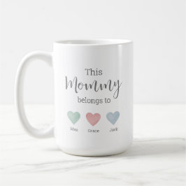 Diese Mami gehört zu den Aquarellherzen Kaffeetasse