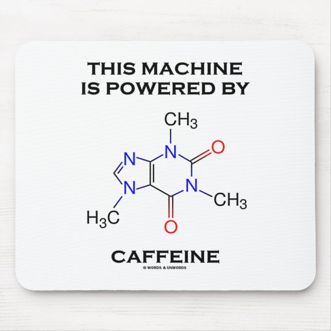 Diese Maschine wird angetrieben durch Koffein Mousepad (Vorne)
