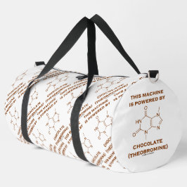 Diese Maschine wird von Schokoladentheobromin ange Duffle Bag