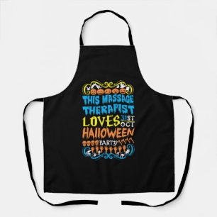 Diese Massagetherapeutin Lieben 31. Oktober Hallow Schürze