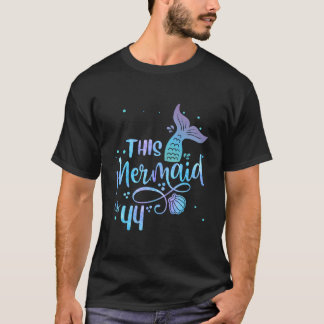 Diese Meerjungfrau ist die 44. Mutter der Meerjung T-Shirt