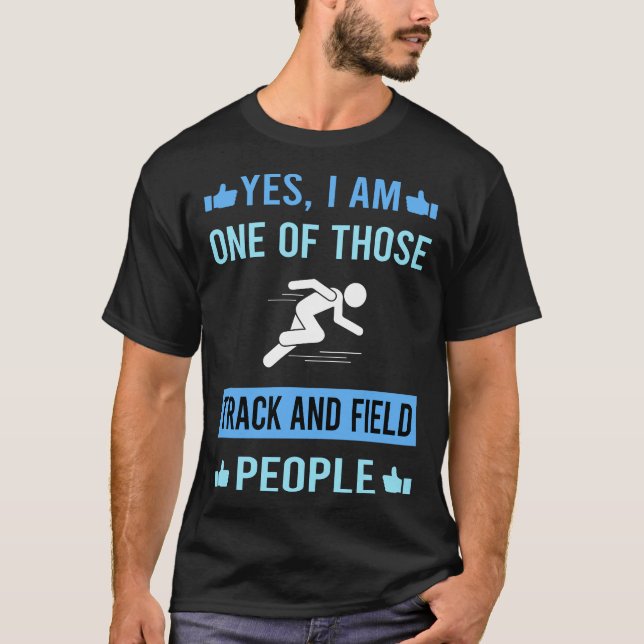 Diese Menschen verfolgen und verfolgen das Feld T-Shirt (Vorderseite)