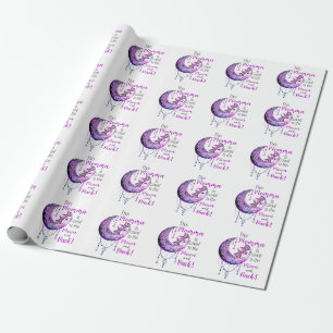 Diese Momma ist zum Mond und zurück geliebt Geschenkpapier