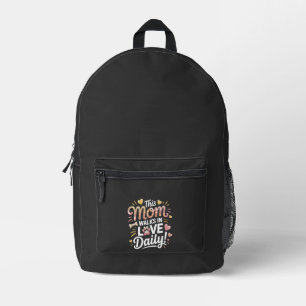 Diese Mutter geht täglich in Liebe - Pet Mom Leben Bedruckter Rucksack
