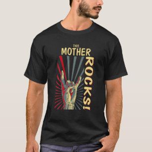 Diese Mutter Rocks Vintag Retro-Konzert 70er 80er T-Shirt