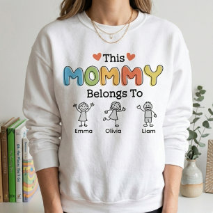 Diese Mutti gehört zur spielerischen Familie Lette Sweatshirt
