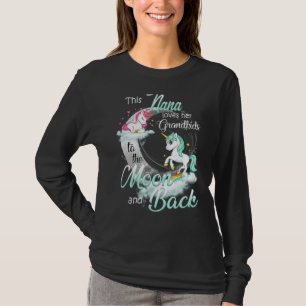Diese Nana Liebe ihre Enkelkinder zum Mond und zur T-Shirt