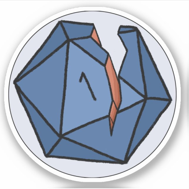 Diese natürlichen Logoaufkleber Aufkleber (Vorderseite)