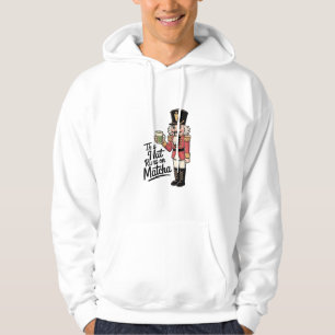Diese Nuss läuft auf Matcha-Weihnachtsnussknacker Hoodie