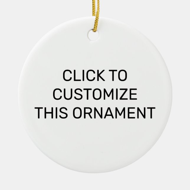 DIESE ORGANISATION ZUNEHMEN KERAMIK ORNAMENT (Vorne)