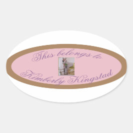 diese ovaler aufkleber