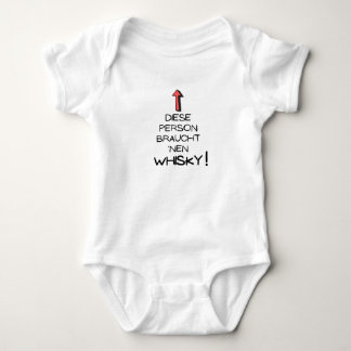 Diese Person braucht einen Whisky| Whisky Baby Strampler