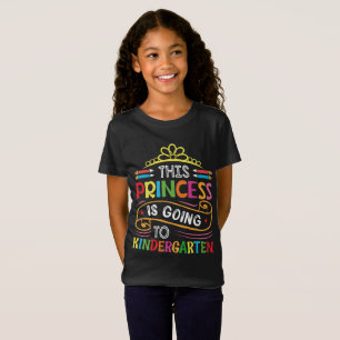 Diese Prinzessin geht zurück zum Kindergartenmädch T-Shirt