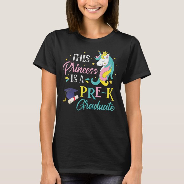 Diese Prinzessin ist ein magisches Einhorn vor dem T-Shirt (Vorderseite)