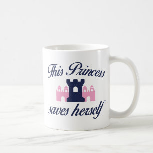 Diese Prinzessin Rette sich selbst Kaffeetasse