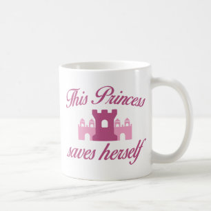 Diese Prinzessin Rette sich selbst Kaffeetasse