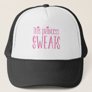 Diese Prinzessin SWEATS! Damen-Fitnessturnhalle Truckerkappe