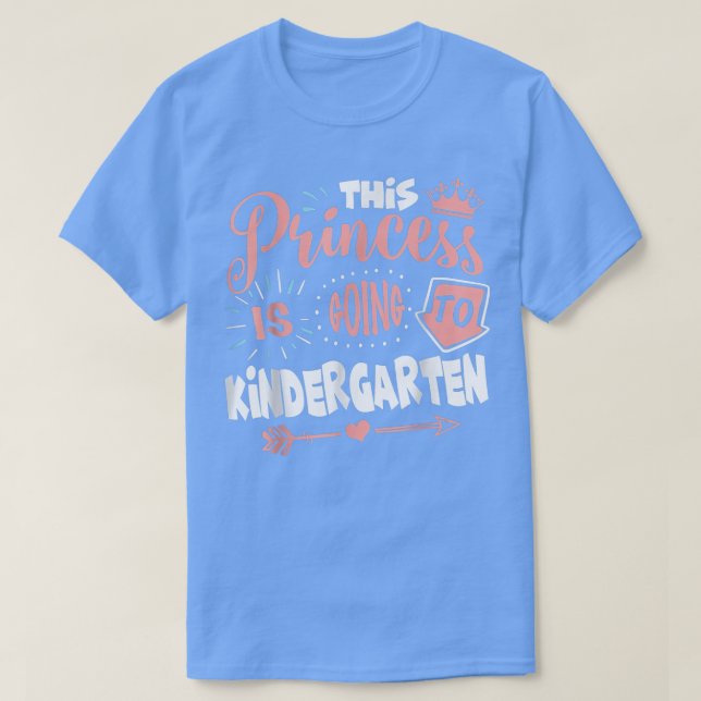 Diese Prinzessin wird in den Kindergarten zurückke T-Shirt (Design vorne)