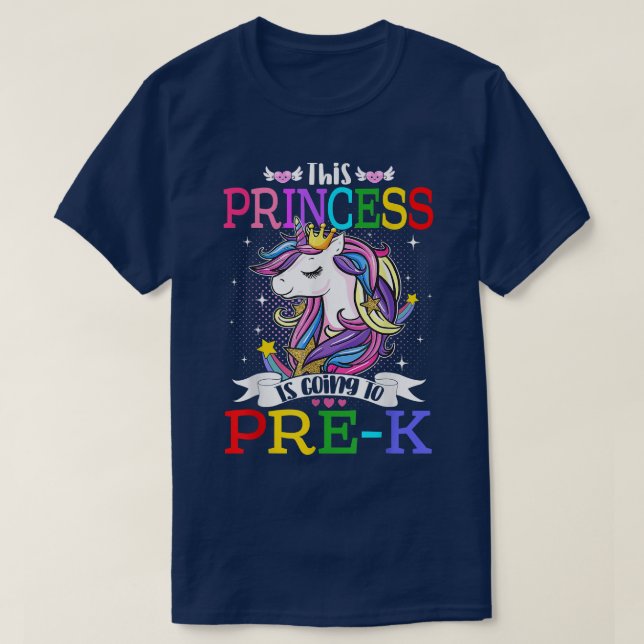 Diese Prinzessin wird K Einhorn Magical Cr T-Shirt (Design vorne)
