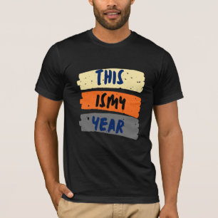 Diese Retro-Typografie mit inspirierendem Motto T-Shirt